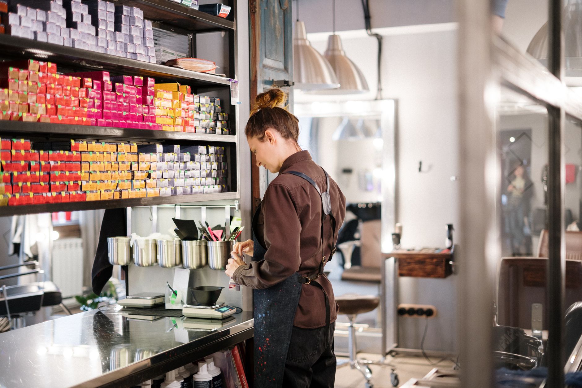 Produits de coloration capillaire en salon