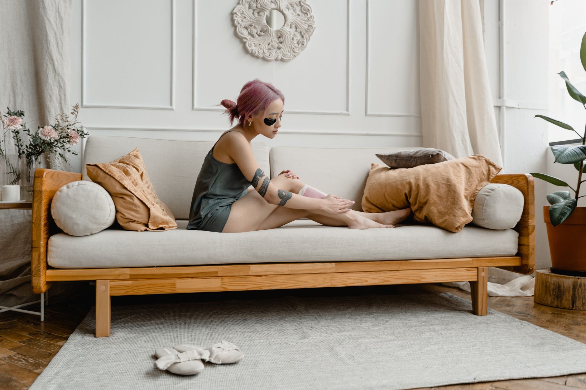 Épilation des jambes à la cire à la maison